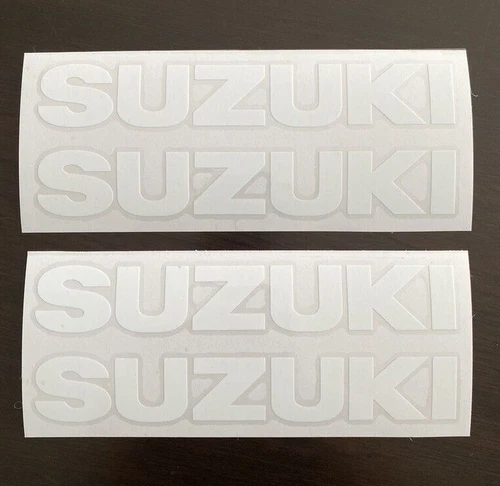 Set of 4 SUZUKI Decals Stickers Vinyl motorcycle GSX VStrom SV650 hayabusa 6-12"