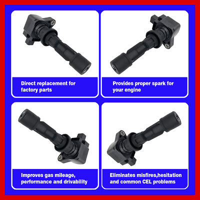 4PC IGNITION COIL UFD2874 029700-8391 0297008391 029700-8392