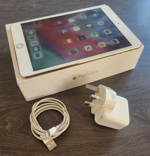 Apple iPad Mini 16GB Tablet A1599 3 Gen Wi-Fi Only 7.9 in GOLD With Touch ID - Picture 3 of 14