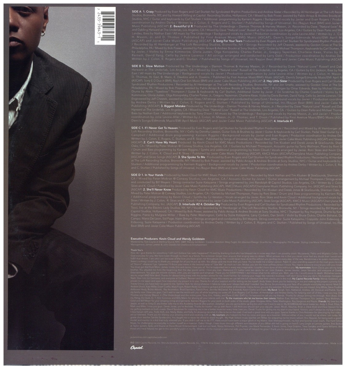 Javier - Javier '03 2xLP US ORG!EX+/NM- | eBay