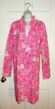 NWT LILLY PULITZER PLUMERIA PINK PURRPOSEFULLY PINK UPF 50 CASSI DRESS XL
