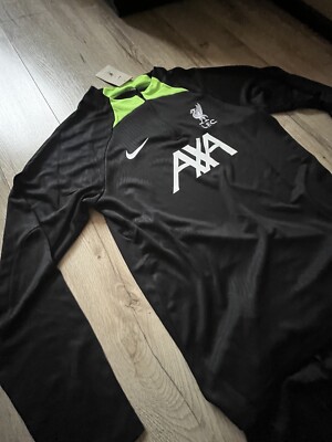 Liverpool FC Nike Mens 23/24 Black Training Tracksuit | eBay
