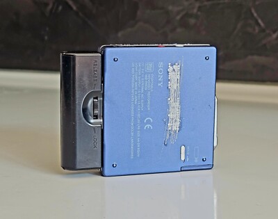 Rare Blue Sony MZ-R909 Mini Disc Player/Recorder Walkman full