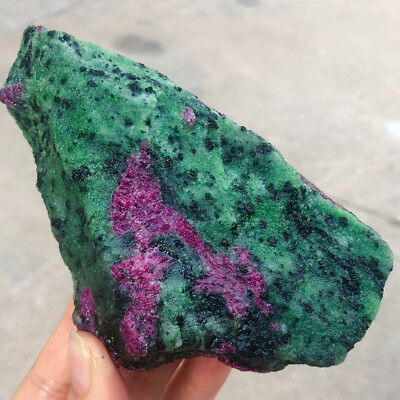 500g Natural green Ruby zoisite (anylite) crystal Chakra Healing Energy E166