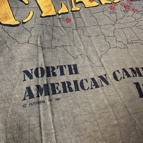 VTG 1982 The Clash Tour Shirt Know Your Rights Punk Band Ramones Jam Sex Pistols - Picture 7 of 8