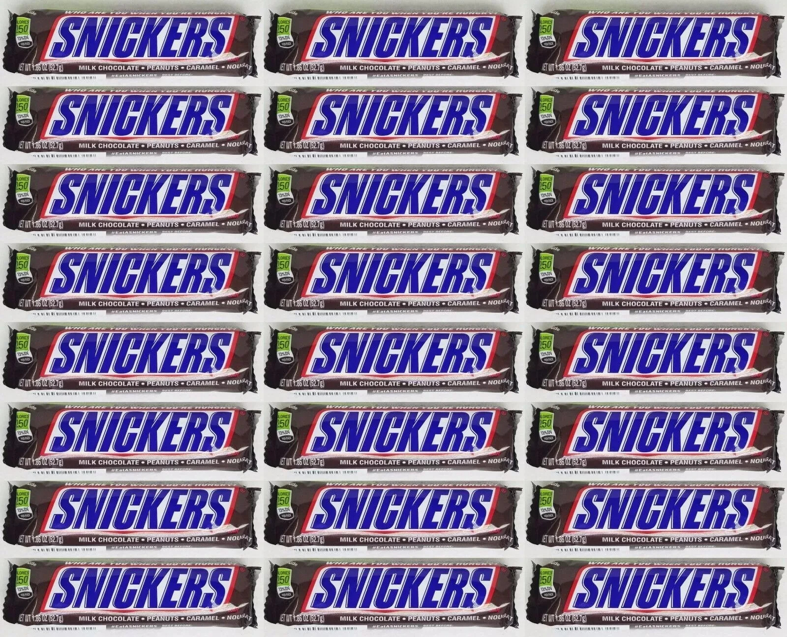 24 BARRAS SNICKERS CHOCOLATE CACAHUETES expirado marzo 2025