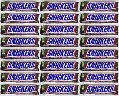 24 SNICKERS BARS  CHOCOLATE PEANUTS exp 10/2027