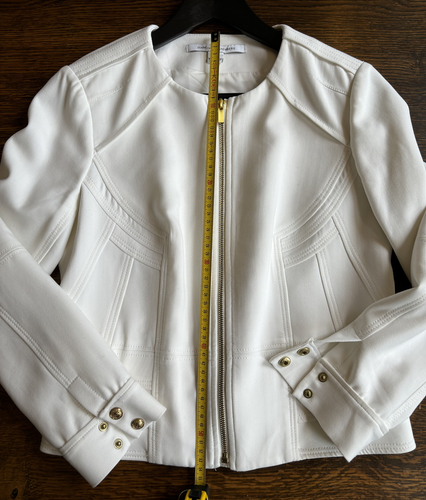 DVF White Women's Jacket. UK 10. Excellent used condition - Picture 9 of 11