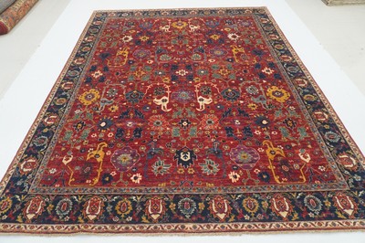 8 x 10 ft Red Bidjar Afghan Hand Knotted Wool Oriental Transitional Rug