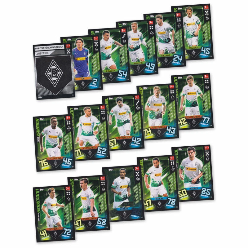 Match Attax Bundesliga 2019/20 Borussia Mönchengladbach Starspieler Basis Club