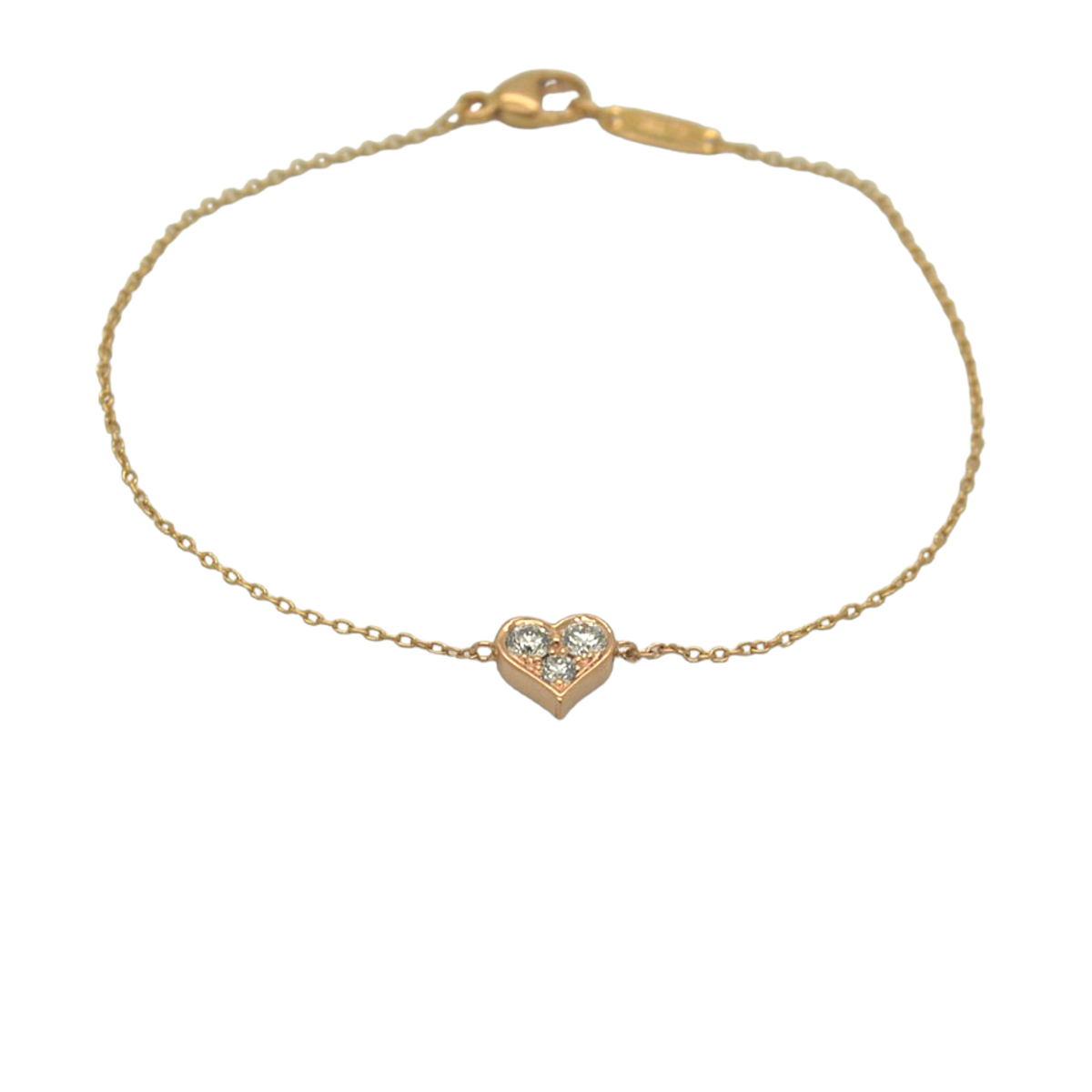 tiffany and co rose gold heart bracelet