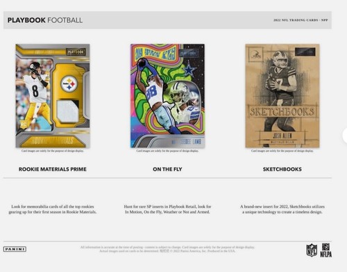 2022 Panini Playbook NFL Football Factory Sealed Mega Box 20 Cards🔥🔥 - Picture 4 of 4
