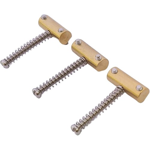 Wilkinson Compensated Vintage Brass bridge Saddles Tele For 2025 - Bild 3 von 11