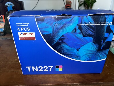4 Pack TN227 Toner Cartridge TN 227 Replacement for Brother TN227 (BK/C/M/Y)