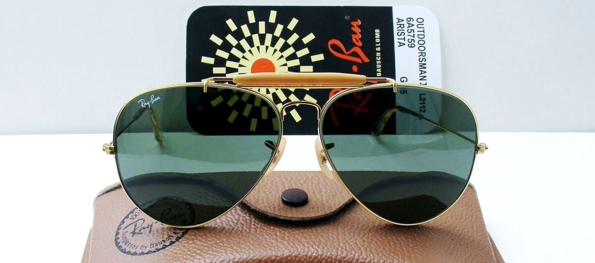 Vintage B&L Ray Ban USA Outdoorsman II 62-14 Gold Frame Vintage B&L Ray Ban USA Outdoorsman II 62-14 Gold Frame