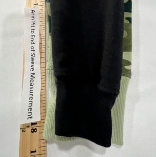 Lot-2 Youth Hoodies~Size L10-12~1 Gildan Camo Pullover -1 Wonder Black Full Zip - Picture 8 of 9