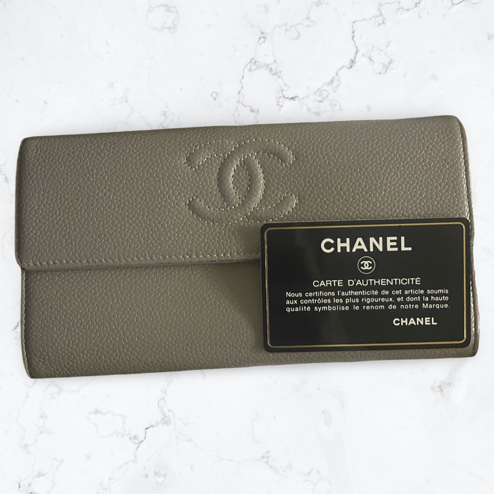 Chanel Caviar Long Wallet-image