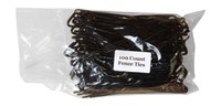 Black Pvc Coated Aluminum Chain Link Fence Ties 100 Count Pack 6 1/2 Inch Lon... Black Pvc Coated Aluminum Chain Link Fence Ties 100 Count Pack 6 1/2 Inch Lon...