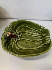 Harry & David Green Pepper Bowl Made in Portugal Olfaire EXC