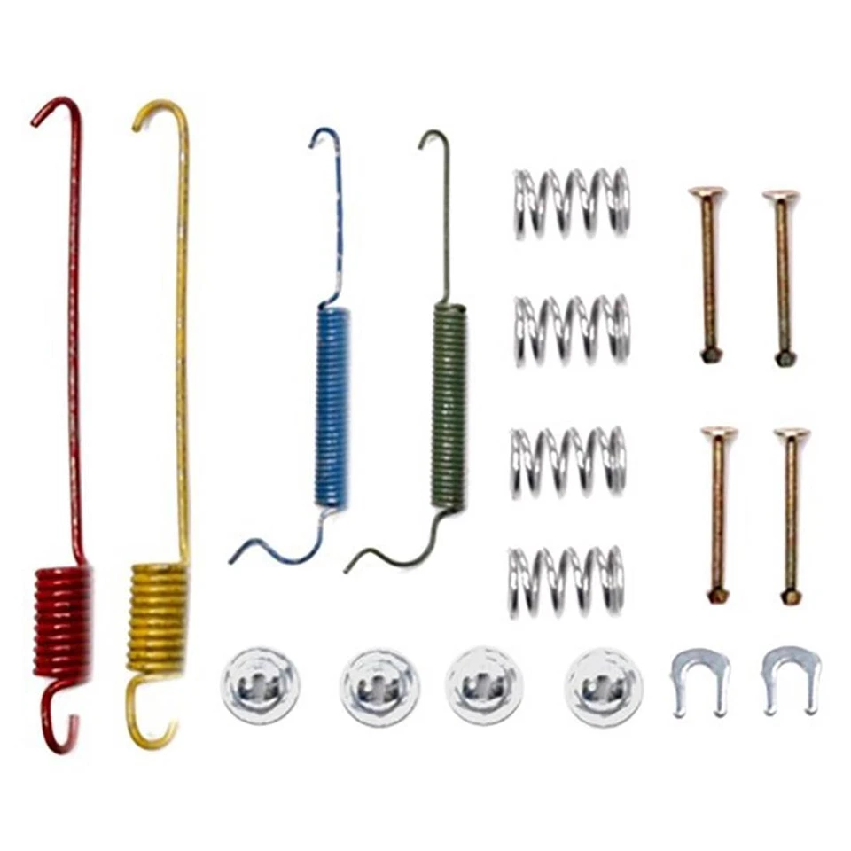 Compatível com 1993-2000 Mercury Sable tambores de freio traseiro e sapatas de freio kit de mola de hardware - Imagem 2 de 4