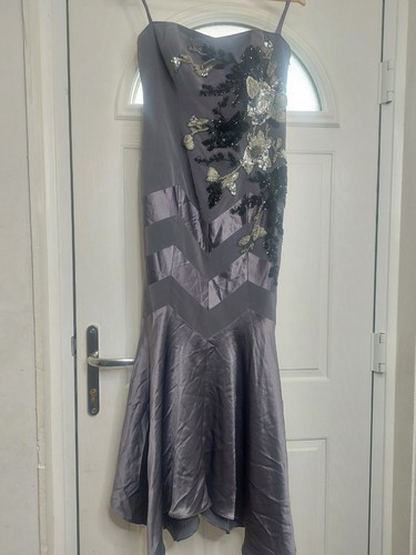 Neu mit N0Tags Pearce Fionda Limited Edition in voller Länge trägerloses Kleid Größe12 - Bild 4 von 8