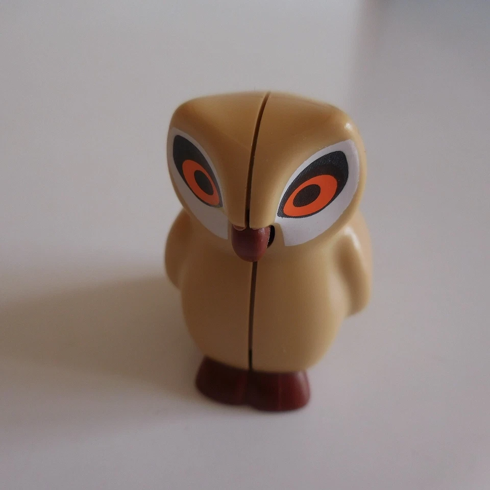 2 figurines colombe PLAYMOBIL chouette GEOBRA vintage animal oiseau jouet N5140 - Photo 2/4