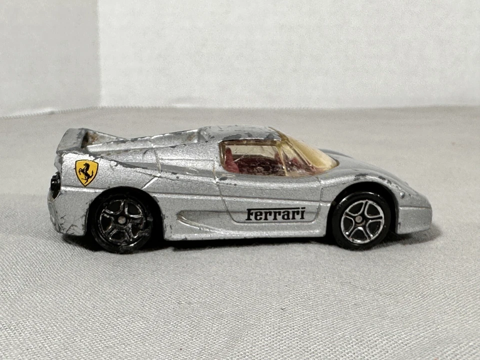 Matchbox Ferrari F50 Gray 1:59, 1:64 scale 1995 - Image 4 of 4
