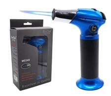 Big Jet Torch Table Lighter Butane Refillable 1300°C/2500°F w/ Ever Tech Box BL