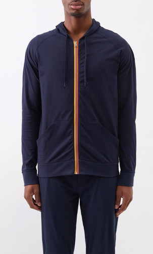Paul Smith Stripe Jersey Hoodie Hooded Sweatshirt Sweater Jumper - Picture 14 of 16