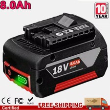 For Bosch 18V 8.0Ah Lithium-Ion Battery Professional GBA BAT609 BAT620 BAT610 US