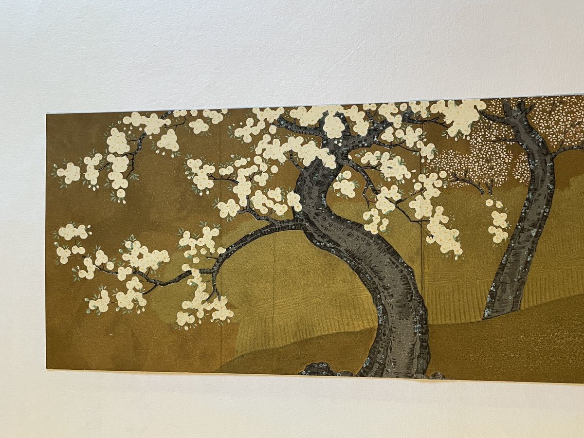 Kano Sanraku/Antique Japanese Ukiyo-e Woodblock Print/Cherry Kano Sanraku/Antique Japanese Ukiyo-e Woodblock Print/Cherry