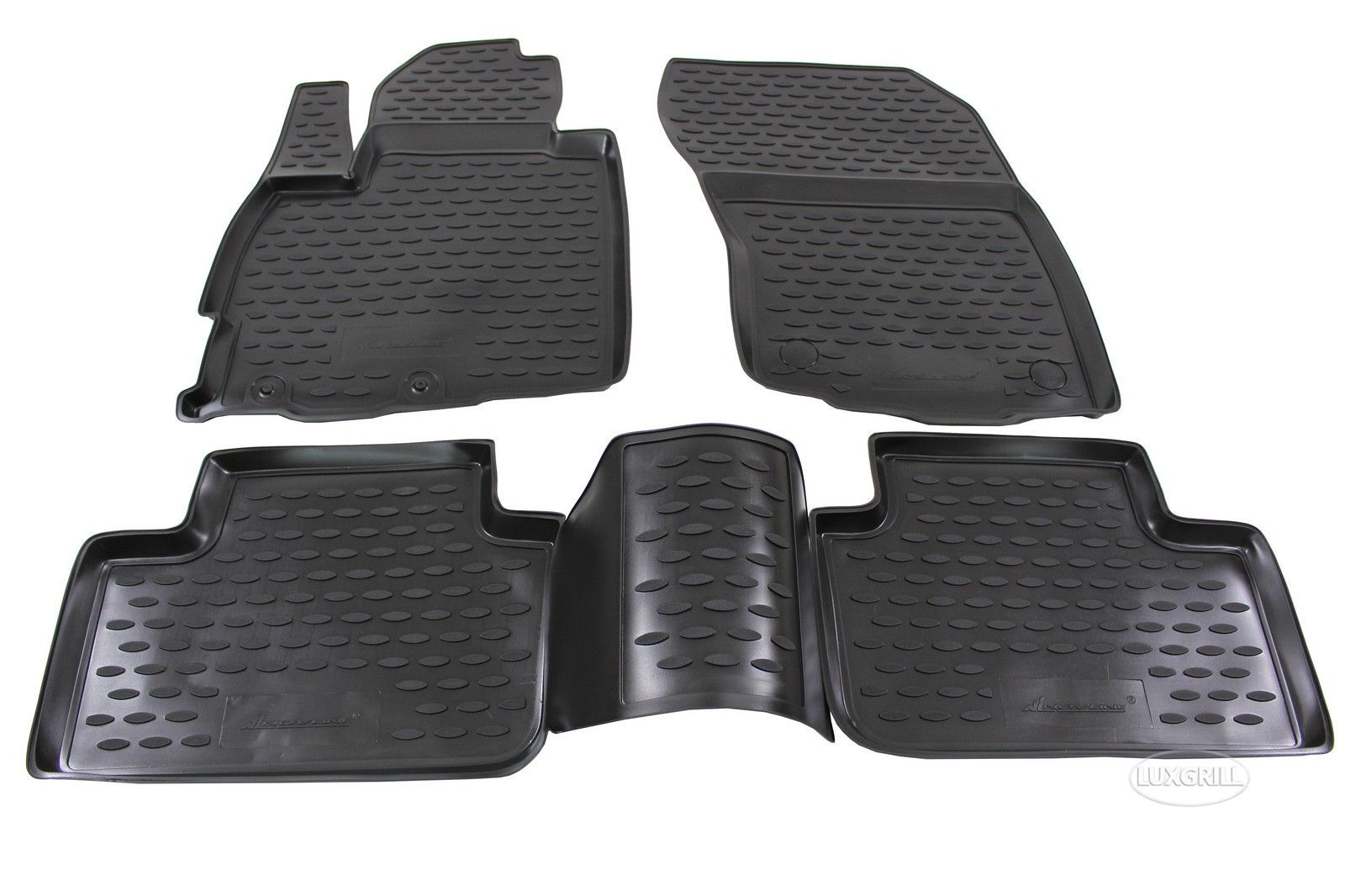 Tapis de sol caoutchouc auto noir Mitsubishi ASX 2010 2011 2012 2013