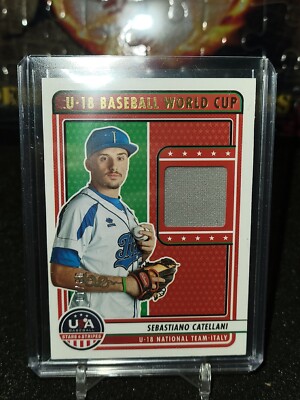 2023 Panini Stars & Stripes SEBASTIANO CATELLANI U-18 World Cup Relic /10