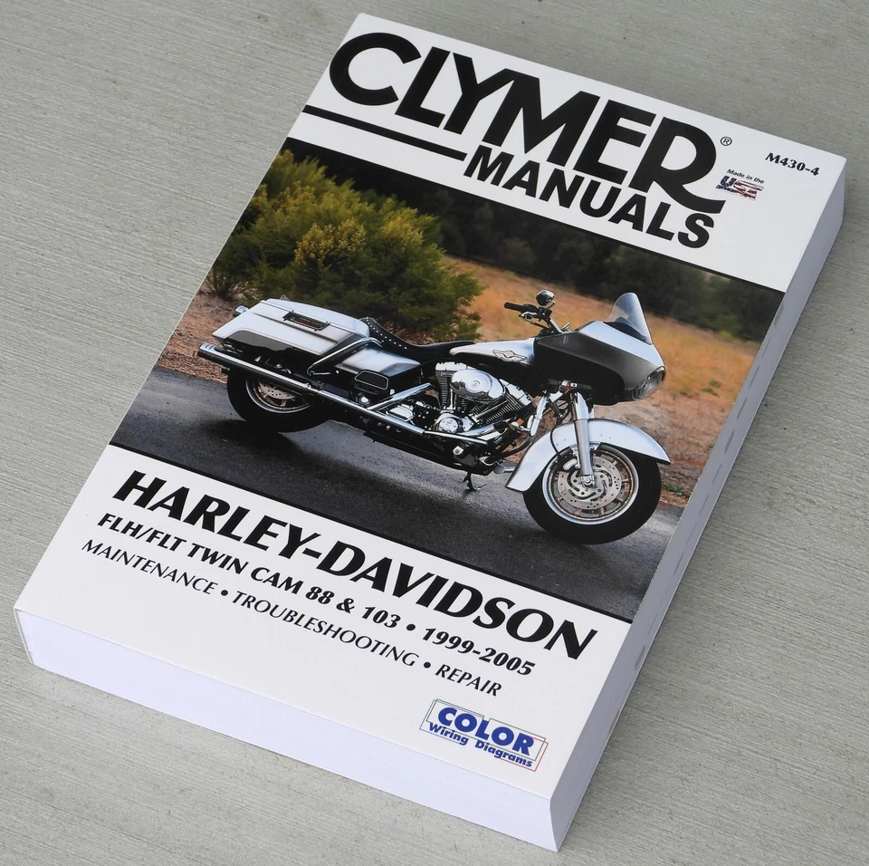 Harley-Davidson Road King Electra Glide Clymer 1999-2005 manual de reparación M430 Foto 2 de 4