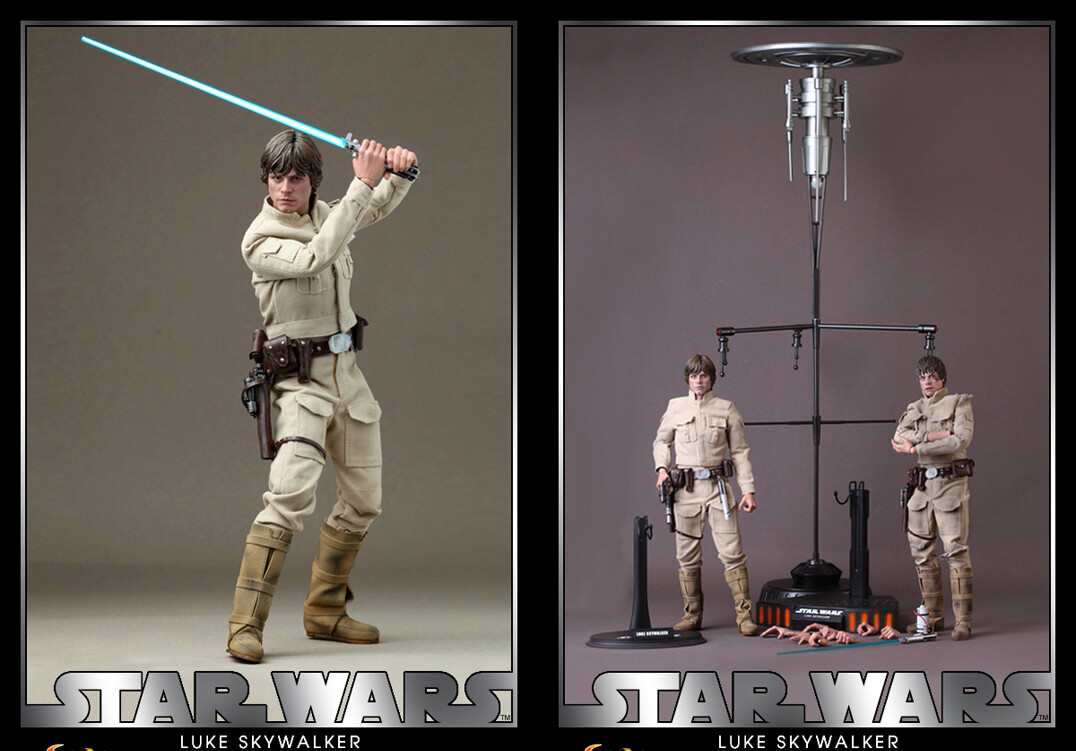 HotToys HT DX07 Star Wars Luke Skywalker 1/6 Figure Toy