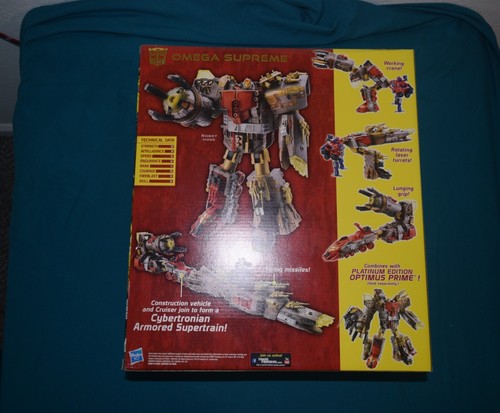 Hasbro Transformers Omega Supreme Chinese year of the Snake platinum Ed. NEW - Picture 3 of 3