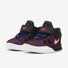 Nike Kyrie 7 CNY TD Kids Shoes Black/Teal/Hyper Pink/Metallic Gold CW3241 001