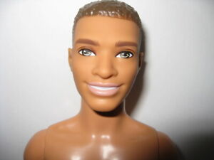 Vintage 1961 1st Brunette Flocked Hair Ken Doll 750 Barbie 