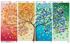 DIY big picture Bead Embroidery Kit Needlepoint Beading Seasons