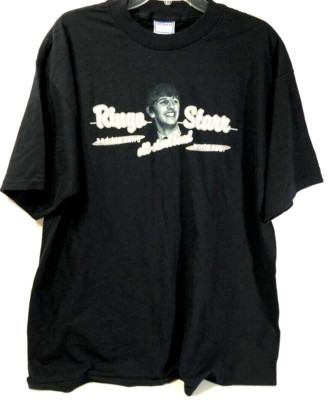 Ringo Starr Third All-Star Band World Tour Vintage Beatles 1995 Black T-Shirt XL