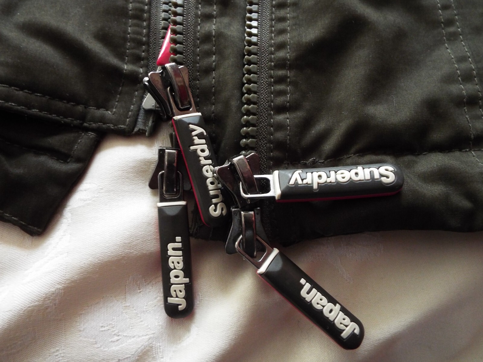 # Ladies Superdry Microfibre The Windparka Coat size-Extra Small XS ex condition image 3
