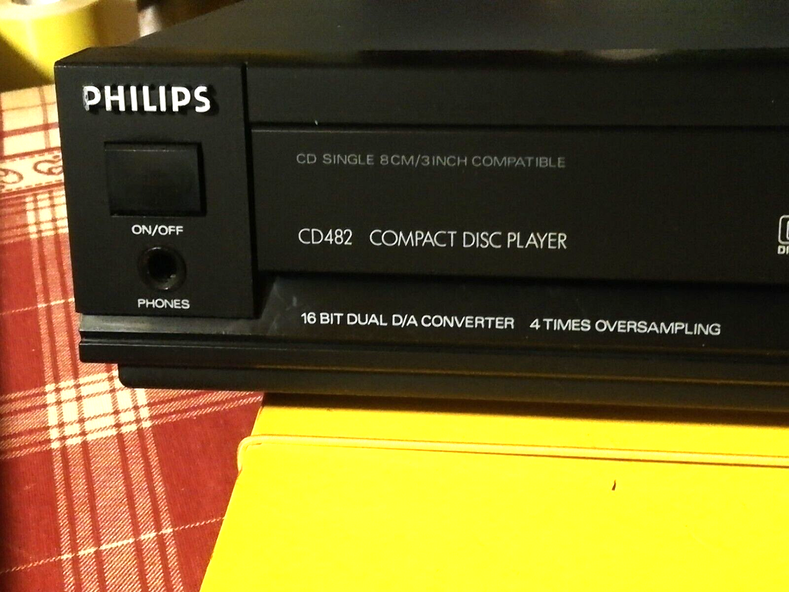 PHILIPSCD482-DAC16bitConverter4x-VintageHI-Fi-POORLYWORKING