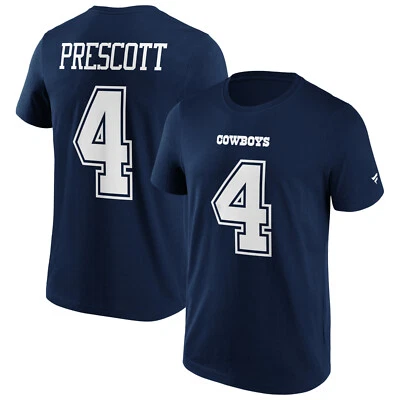 NFL T-Shirt Dallas Cowboys Dak Prescott 4 Iconic navy Football Trikot