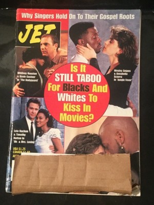 Jet Magazine April 1998 Jungle Fever Bodyguard More Cast Cover Whitney Houston Ebay