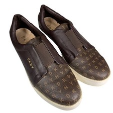 DKNY  Bobbi  Brown Women  s Slip On Sneakers 8.5 M Logo