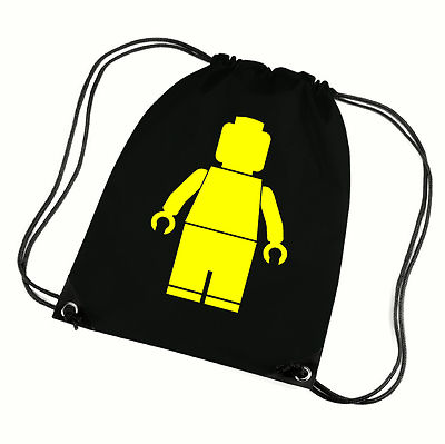 Block Head MAN DRAW STRING PE BAG, TURNBEUTEL, SCHULRANZEN, WASSERABWEISEND