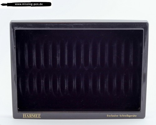 Vintage gebrauchtes Harmel Tablett / Tablet in schwarz für 15 Stifte (2) - Bild 1 von 3