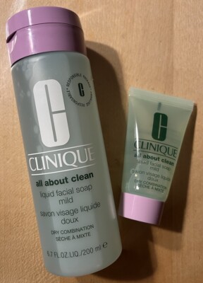 Clinique All About Clean Liquid Facial Soap Mild | 200 ml + 30 ml | Neu