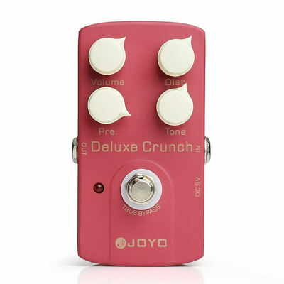JOYO Deluxe Crunch Overdrive Guitar Pedal Effect True Bypass Open Box