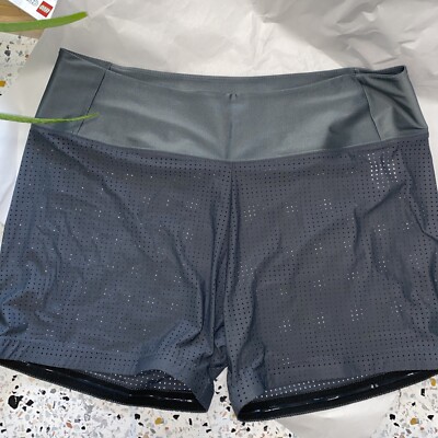 Kinona Women's Mesh Shorts Gray Fast Dry Stay Put Tennis - XL